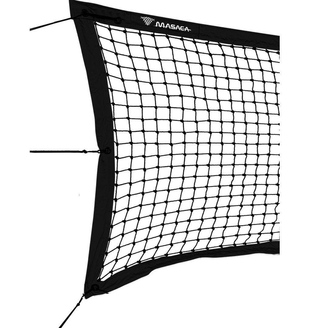 Malla de Beach Tennis Sencilla Color Negro Medidas 8,20x95cm