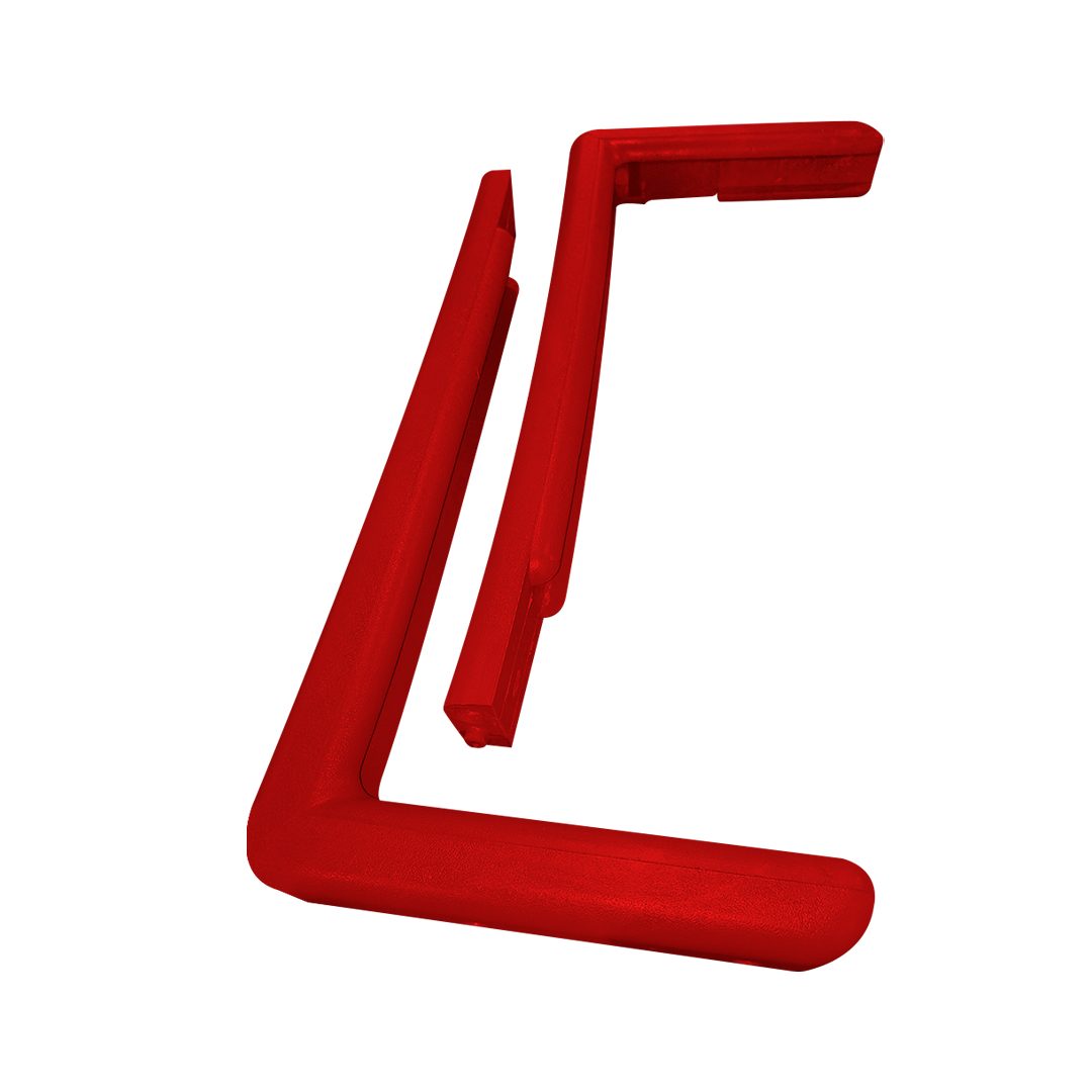 Protector de Poliuretano Rojo para Tablero de Basket